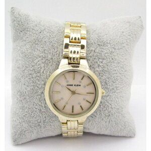 Women Anne Klein Quartz WR Analog 31mm Dial Causal Round Bracelet Watch (G466)